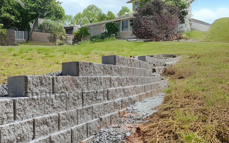 Retaining Wall Construction by KSP and Co